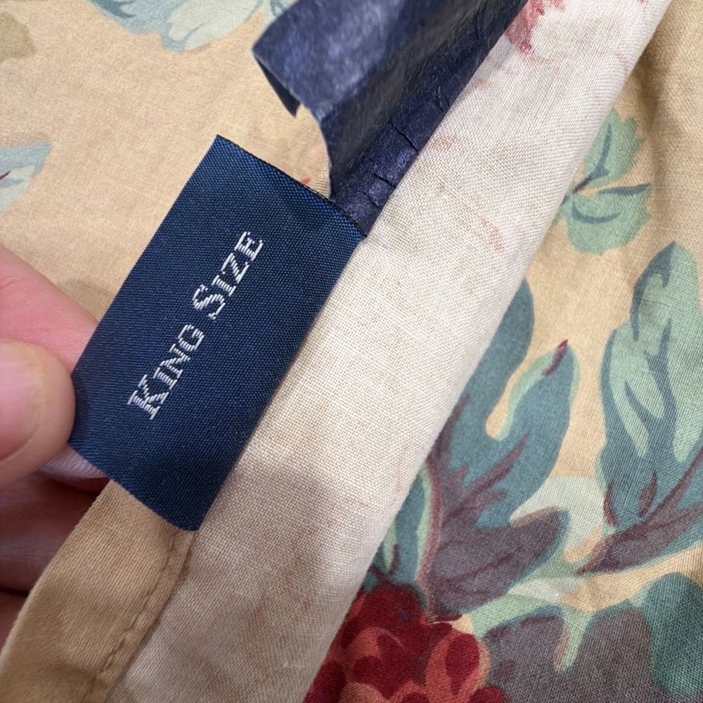 ONE (1) RALPH LAUREN ELSA Grasslands King Pillow Sham - Picture 9 of 10
